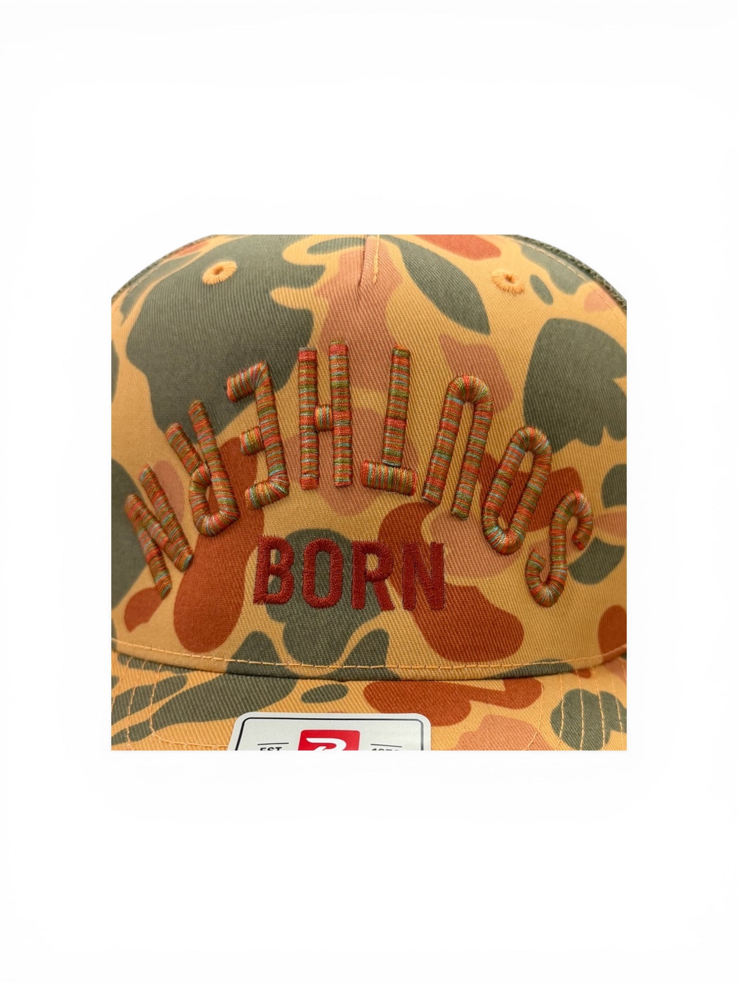Southern Orange Camo hat