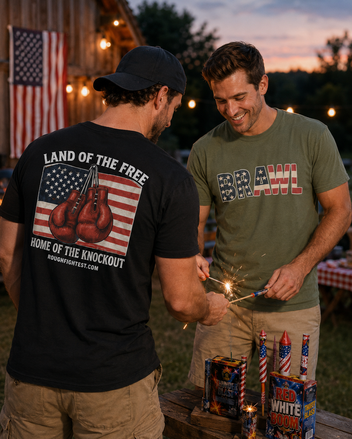 American BRAWL tee