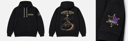 "Country Roads Take Me Home" Smokey Benefit Hoodie