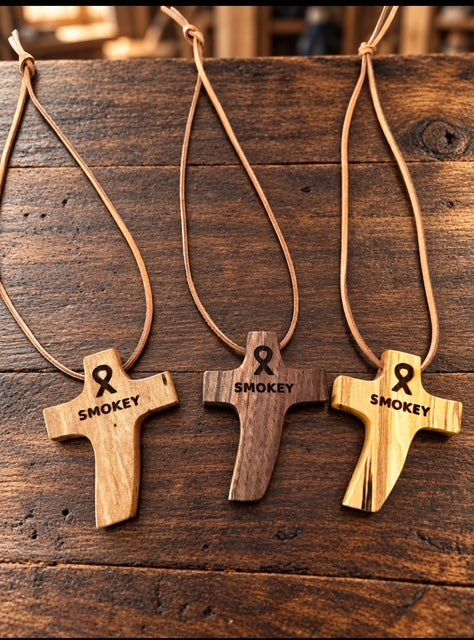 "Smokey" Rear View Mirror Cross
