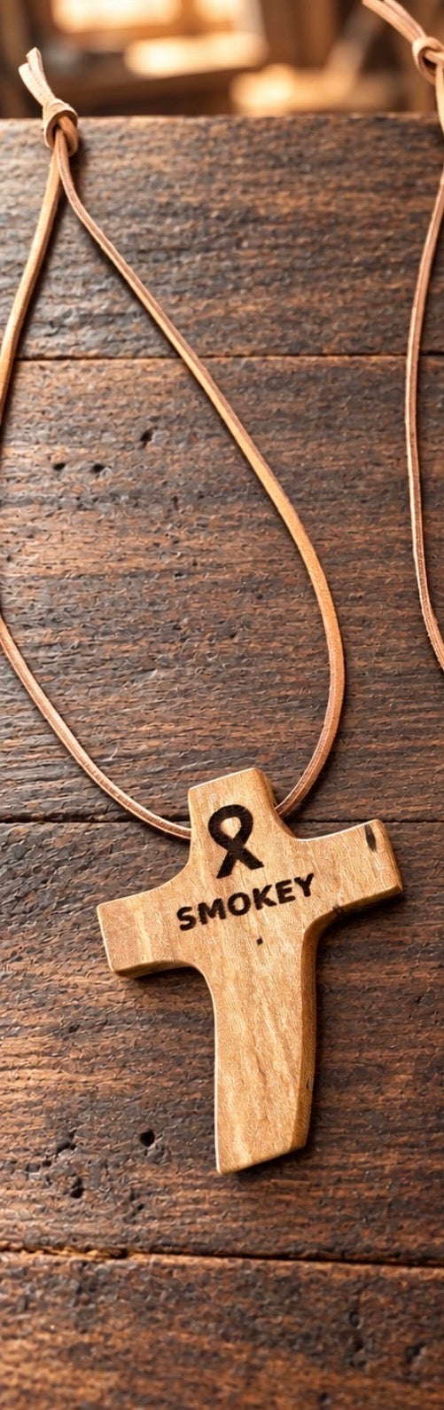 "Smokey" Rear View Mirror Cross