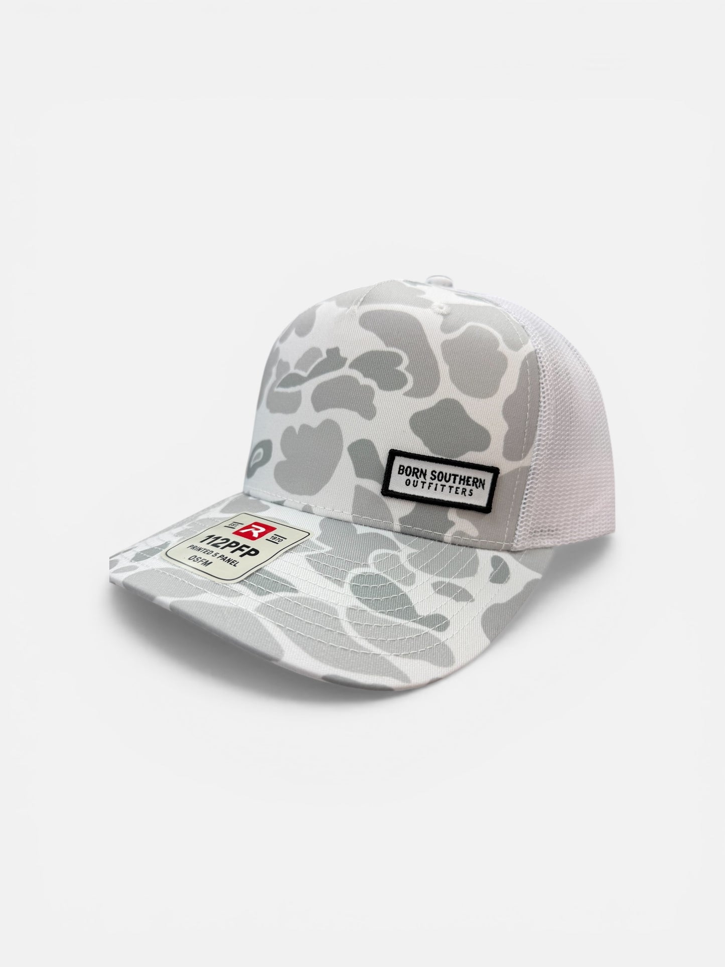 White camo hat