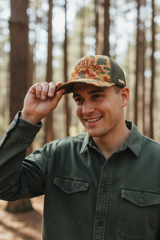 Southern Orange Camo hat