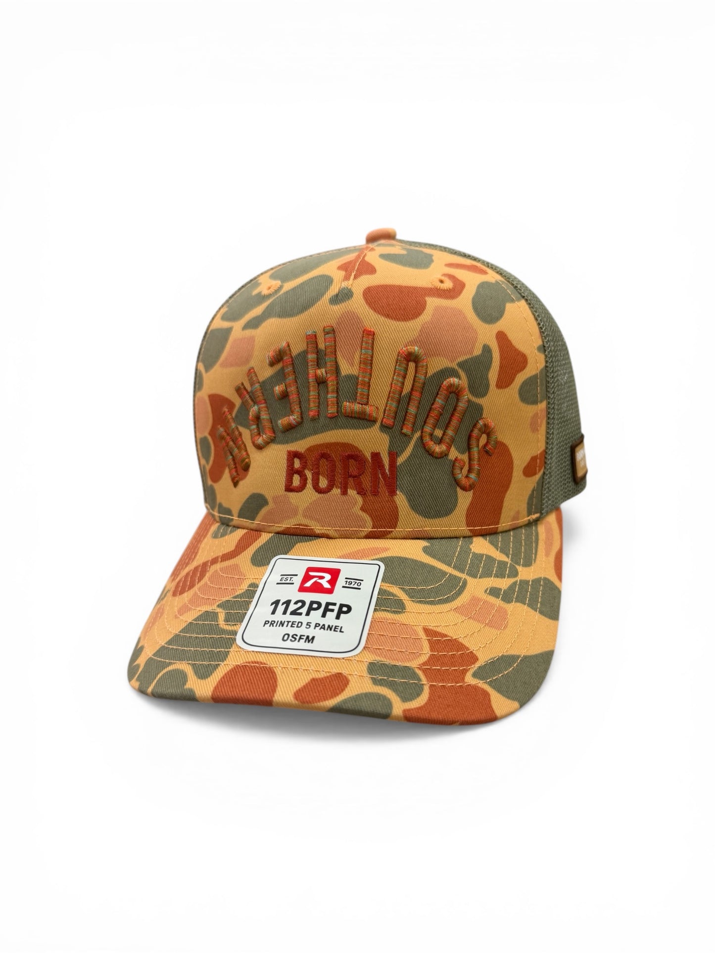 Southern Orange Camo hat