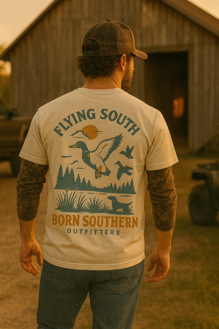 Southern Outdoorsman at Sunset T-Shirt